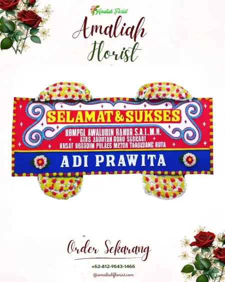Papan Bunga Ucapan Selamat Pringtutul